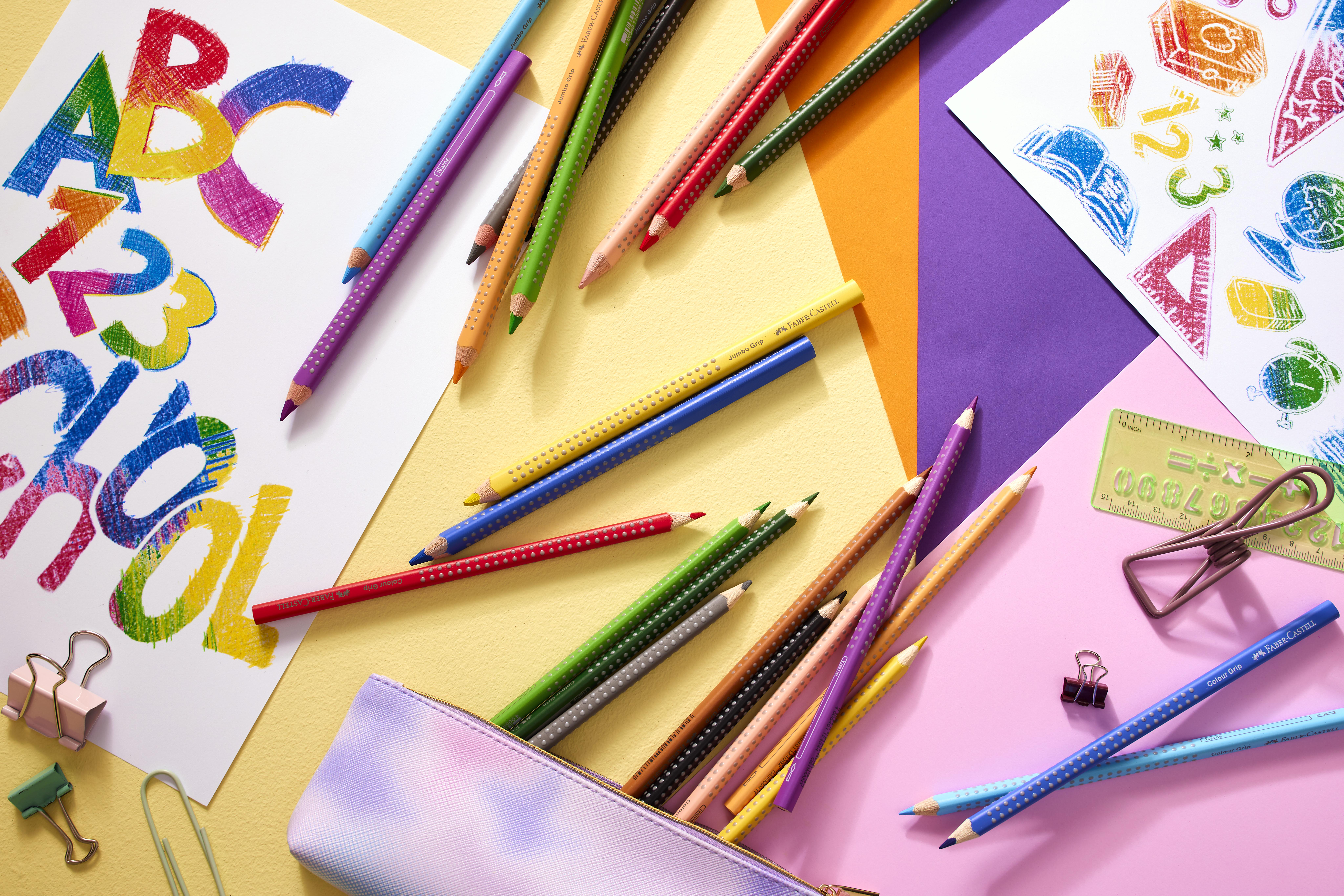 Faber-Castell - Pencil Colour Grip box (12 pcs) (112412)