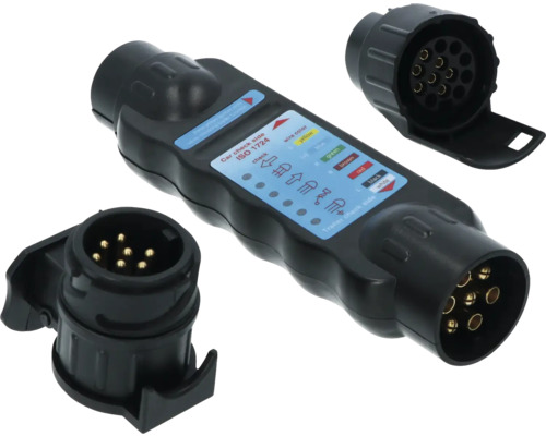Carpoint testerkit voor aanhangerverlichting, 7-13 pins, 3-in-1, inclusief 2 adapters