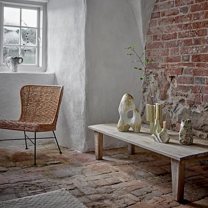 Bloomingville - Somme Loungestuhl, rattan natur