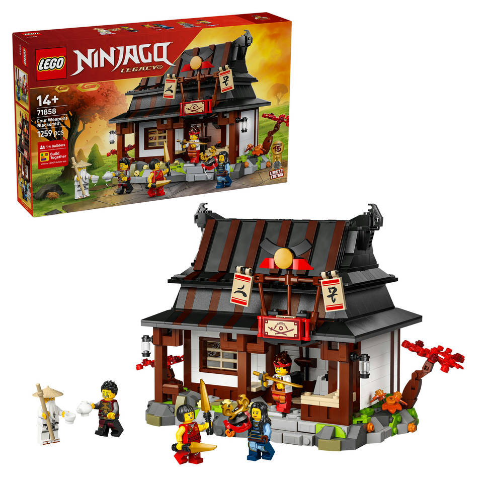 LEGO NINJAGO Smederij De Vier Wapens 71858