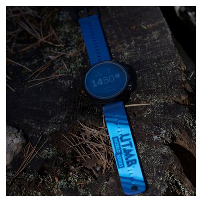 Montre GPS Suunto Vertical Steel Solar UTMB World Series Edition limitée - Bleu marine