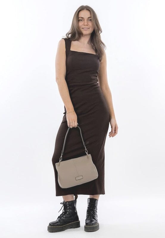 Emily & Noah Harleen Crossbody Bag Beige