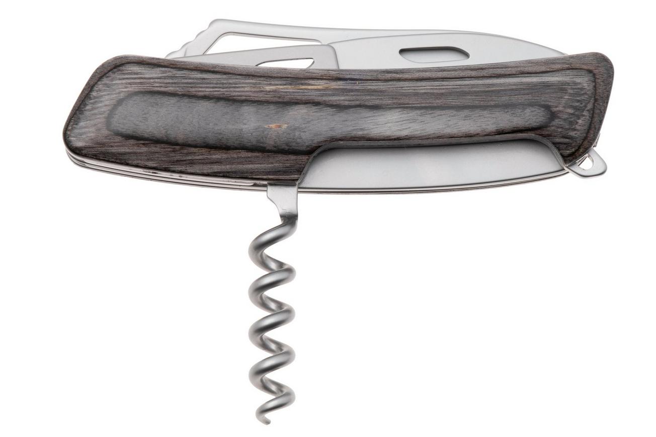 Swiza SH03 TR AM, KST.0036.6510, Laminate Black, Zwitsers zakmes, partly serrated, 6 tools