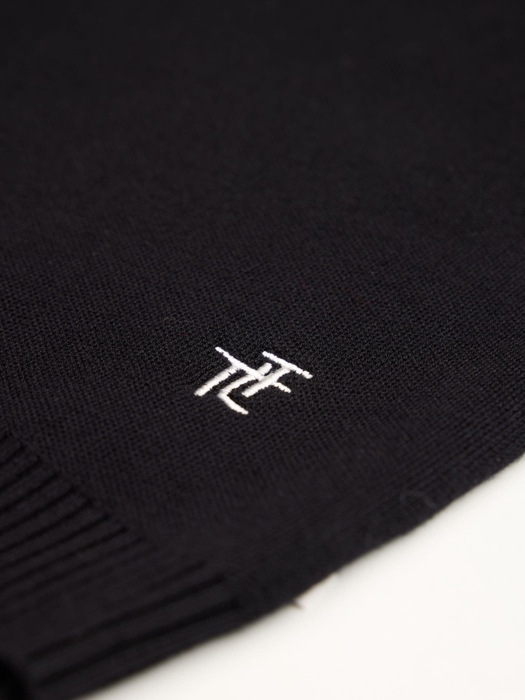 Zwart - The Little Tailor Kids Ski Text Christmas Jumper