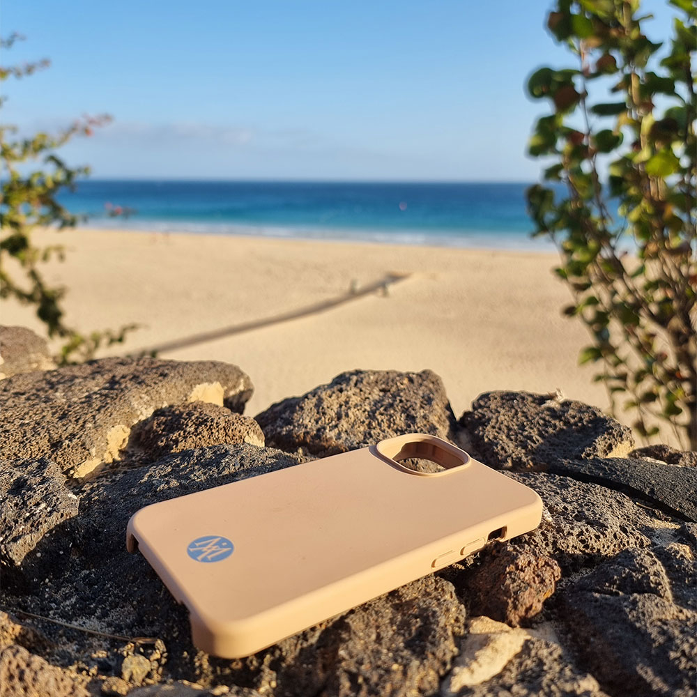 Samsung Galaxy S25 Ultra Handy Hülle Elegantes Case mit abnehmbarem Necklace Adapter - Nude / Gold