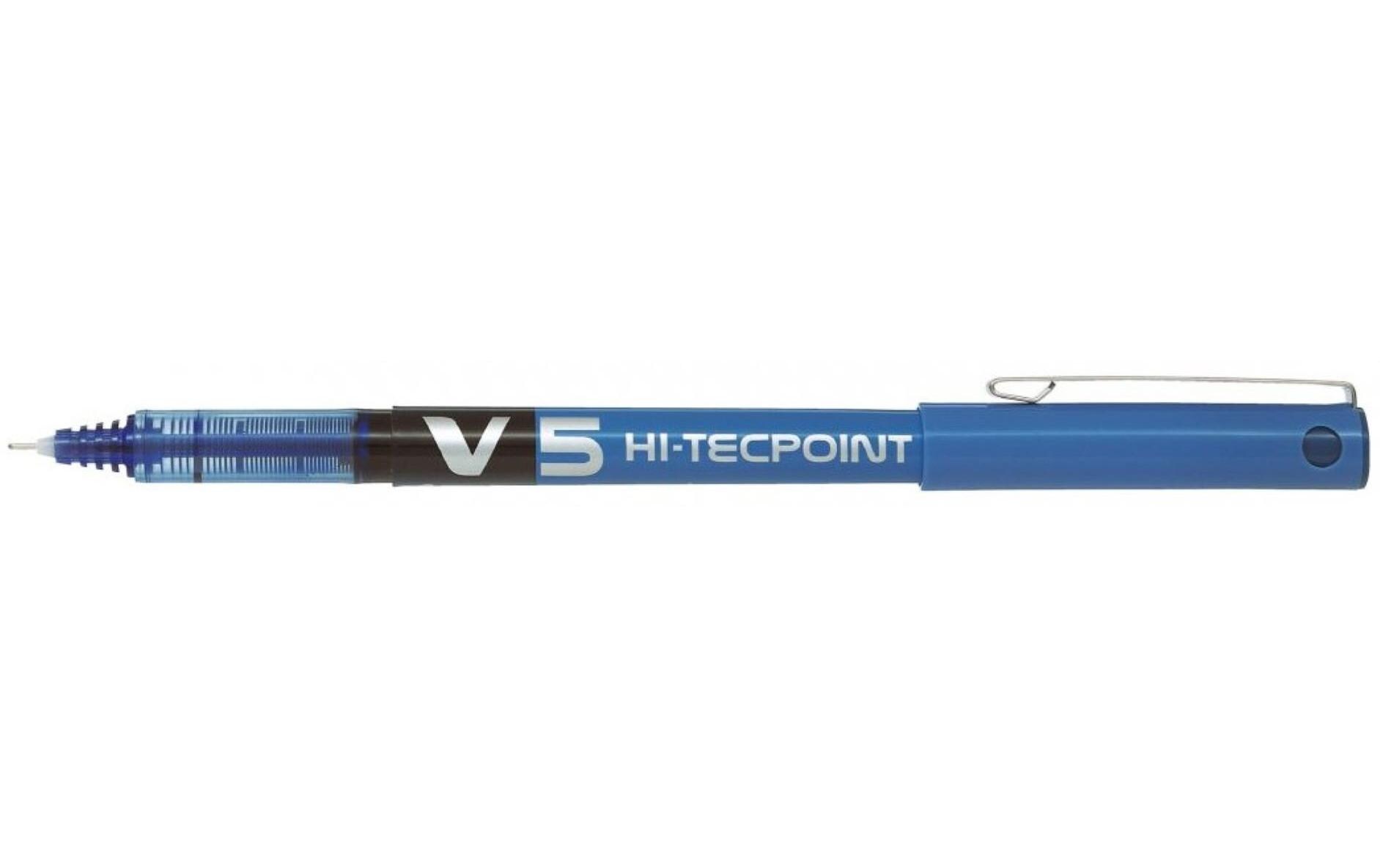 Rollerball FriXion Hi-Tecball V5 0.5 mm, BlauTintenroller mit resistenter Präzisions-Edelstahlspitze