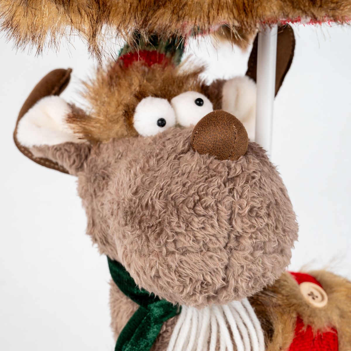 Kerst tafellamp rendier bruin incl. LED - Rudi