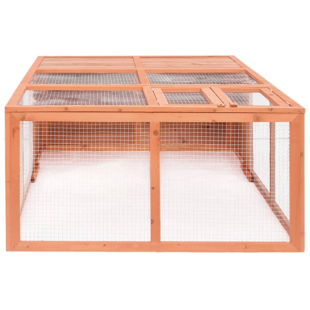 Cage pour animaux de jardin 150x100x50 cm bois de sapin massif