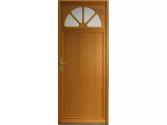 Porte De Service Bois Vitrée Pixos, H,200xl,80 P, Droit Côtes Tableau Gd Menuiseries