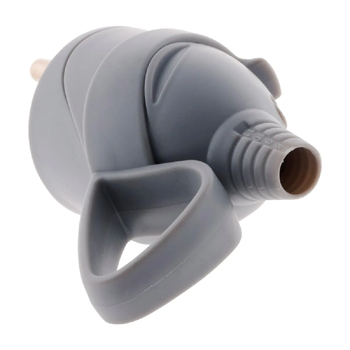 Zenitech Fiche mâle anneau 16A 2P+T - Gris