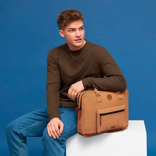 Sac ordinateur Moscou camel