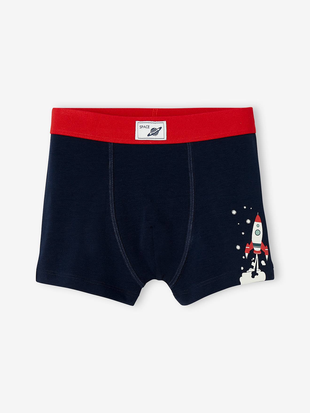 Conjunto de 3 cuecas boxer elásticas 