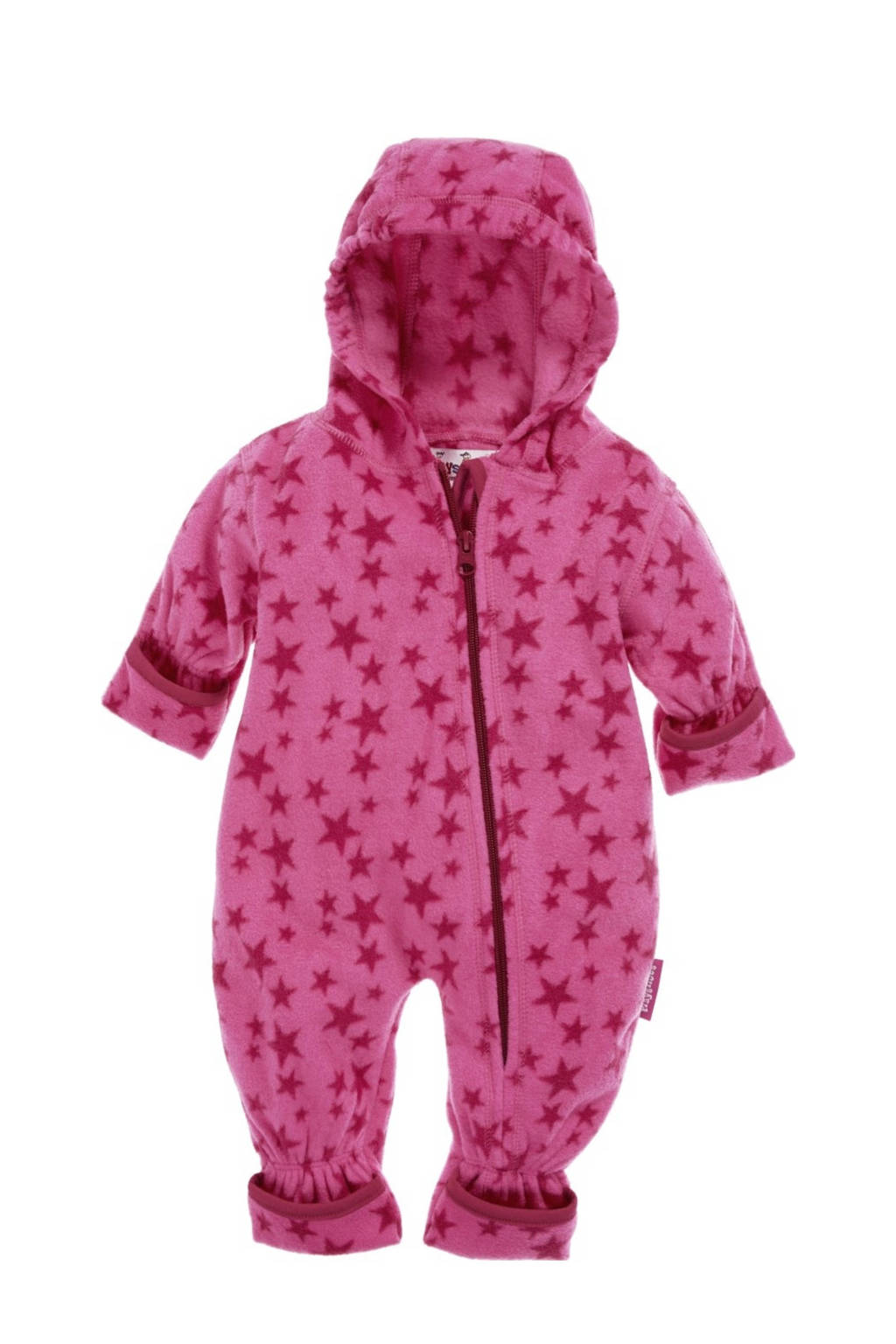 Playshoes baby fleece pak Stars met sterren fuchsia/roze