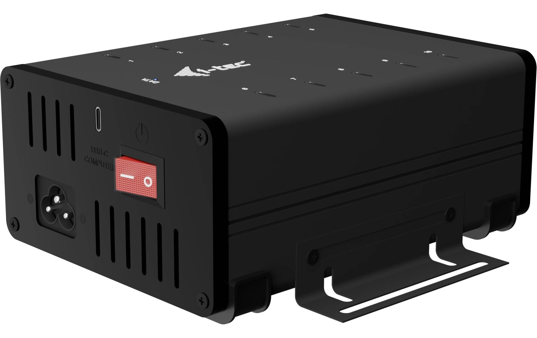USB-Hub USB-C/USB-A 15 W 10x USB-CUSB-Hub mit 10 USB-C Ports zum Laden und für die Datenübertragung