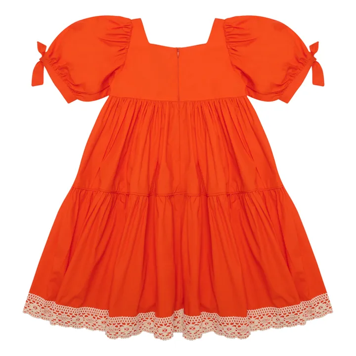 The Middle Daughter Robe Popeline Know Full Well | Orange