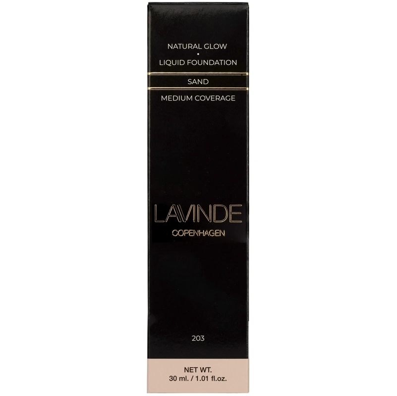 Lavinde Copenhagen NATURAL GLOW Liquid Foundation 30 ml - No. 203 Sand