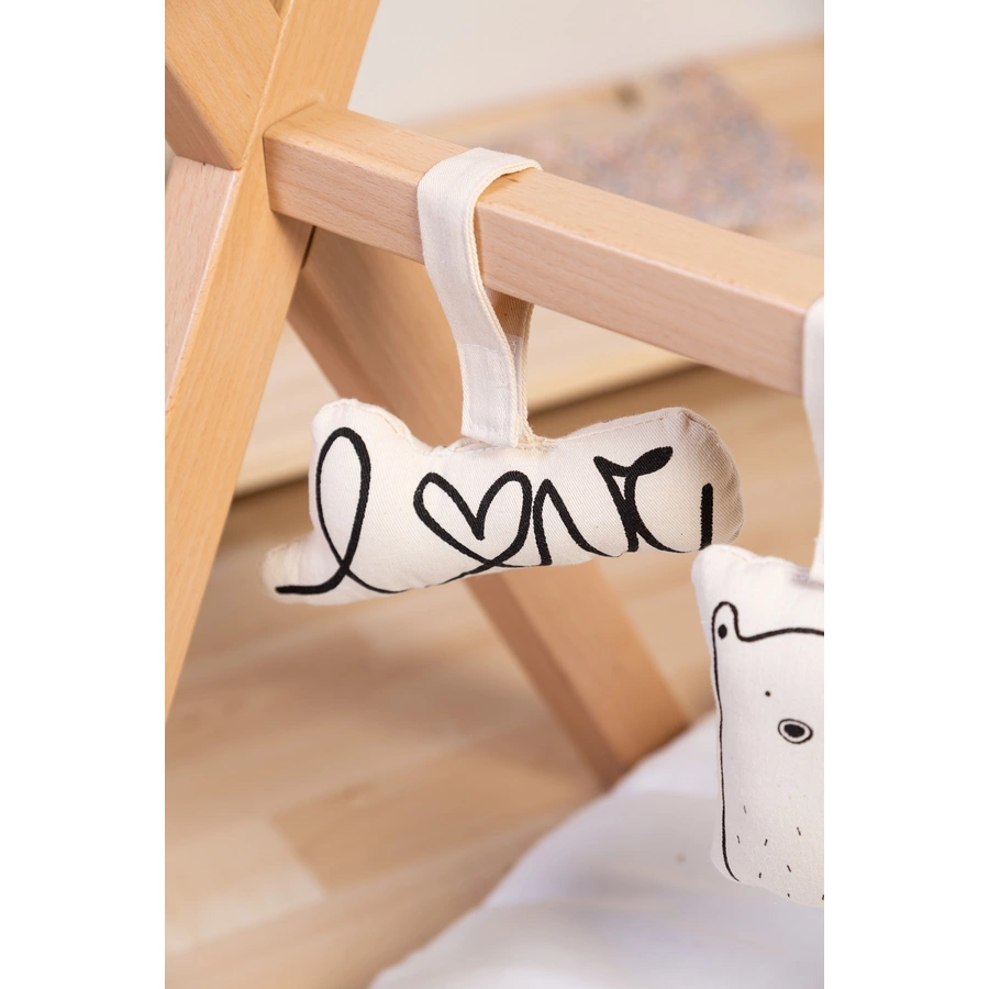 CHILDHOME Tipi Play Gym Holz, natur