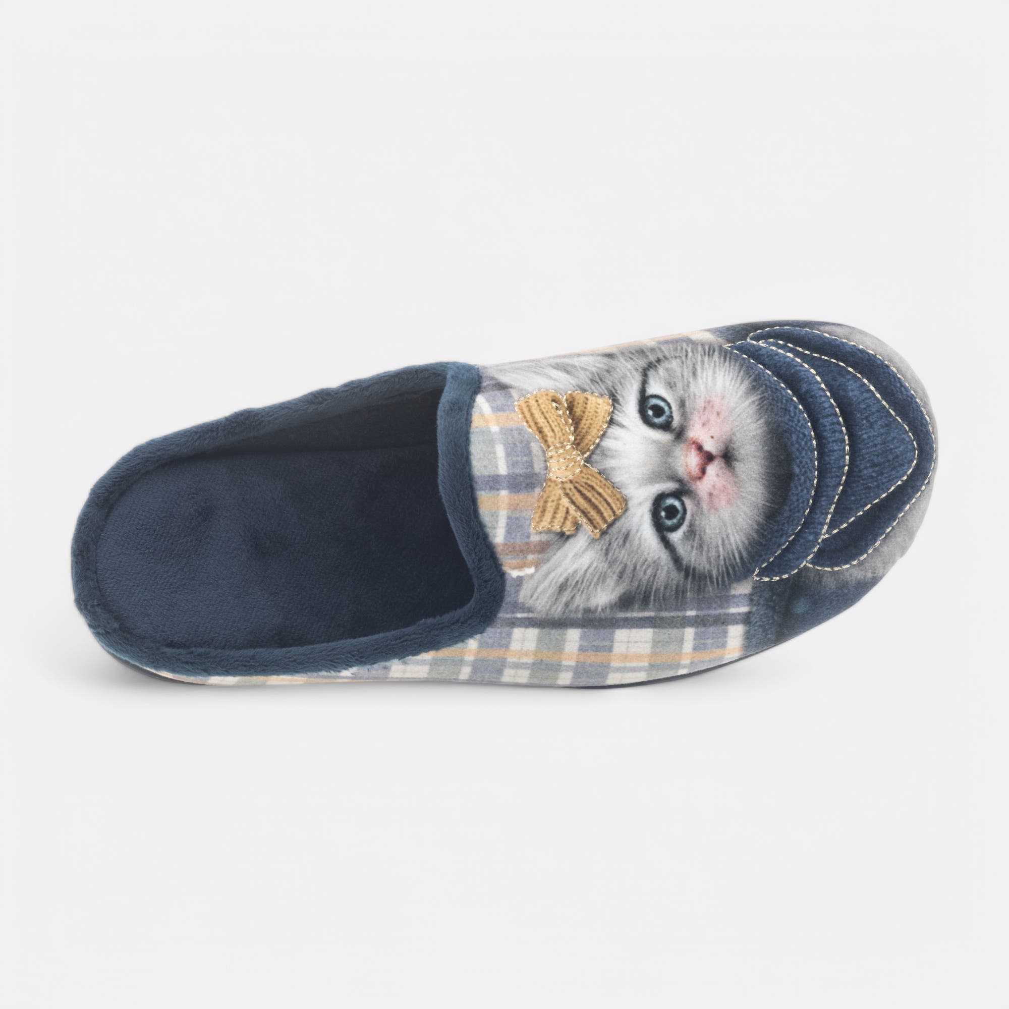 Pantoufles mules Femme bleu