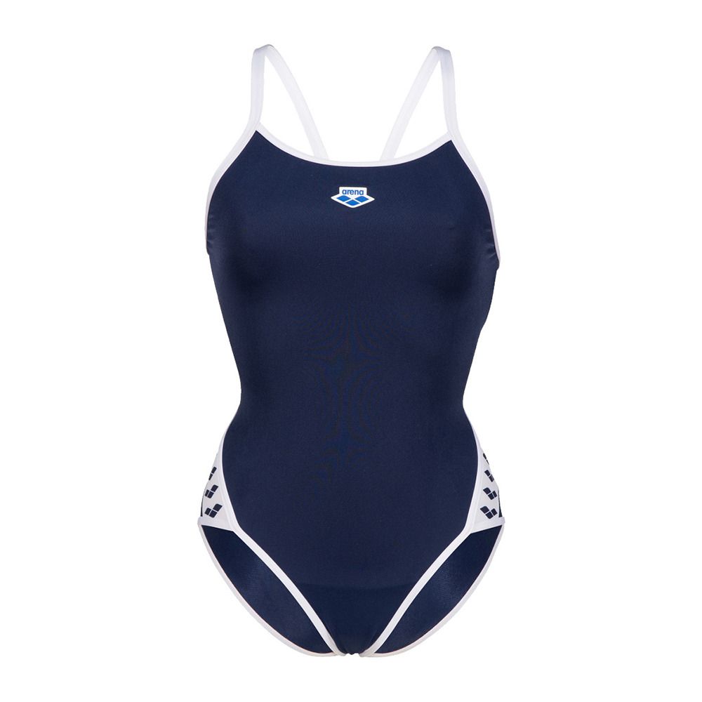 Arena ICONS - Maillot de bain 1 pièce Femme navy/white