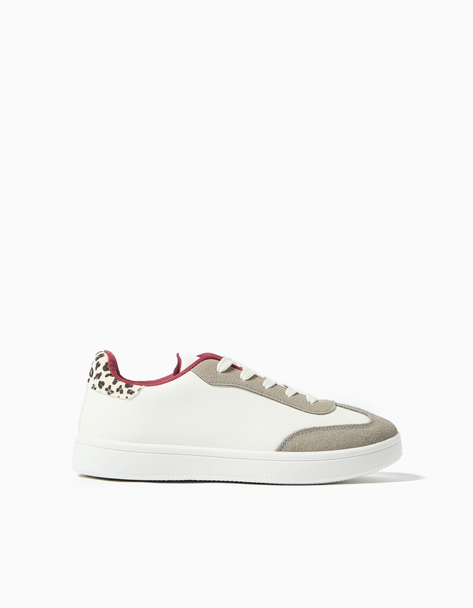 Sapatilhas Animal Print, Menina, Bege Claro