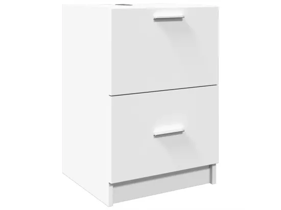 Armoire d'évier blanc 40x37x59 cm bois d'ingénierie