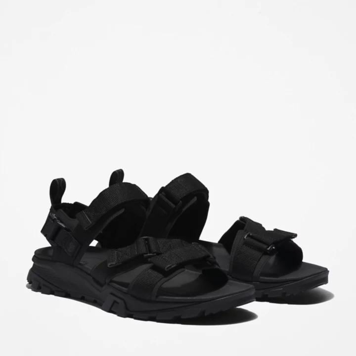 Sandale Garrison Trail à deux brides pour homme en noir