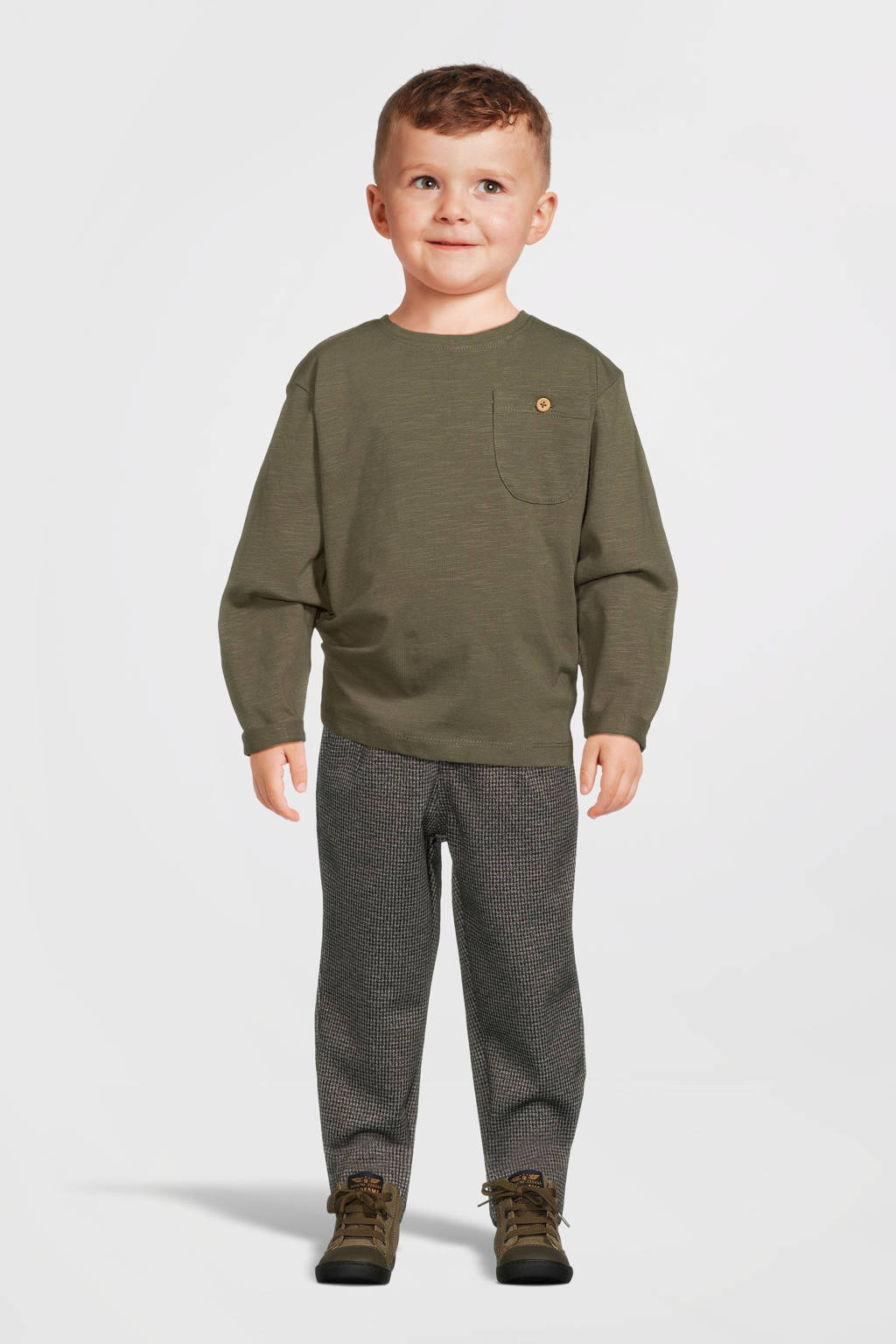 NAME IT longsleeve NMMNELKA groen