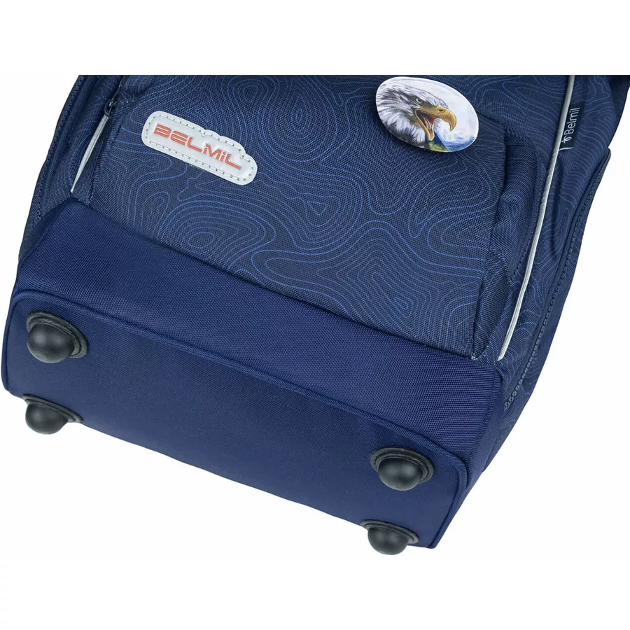 Belmil Schulranzen Premium Comfy Plus Set 5-teilig Topographic