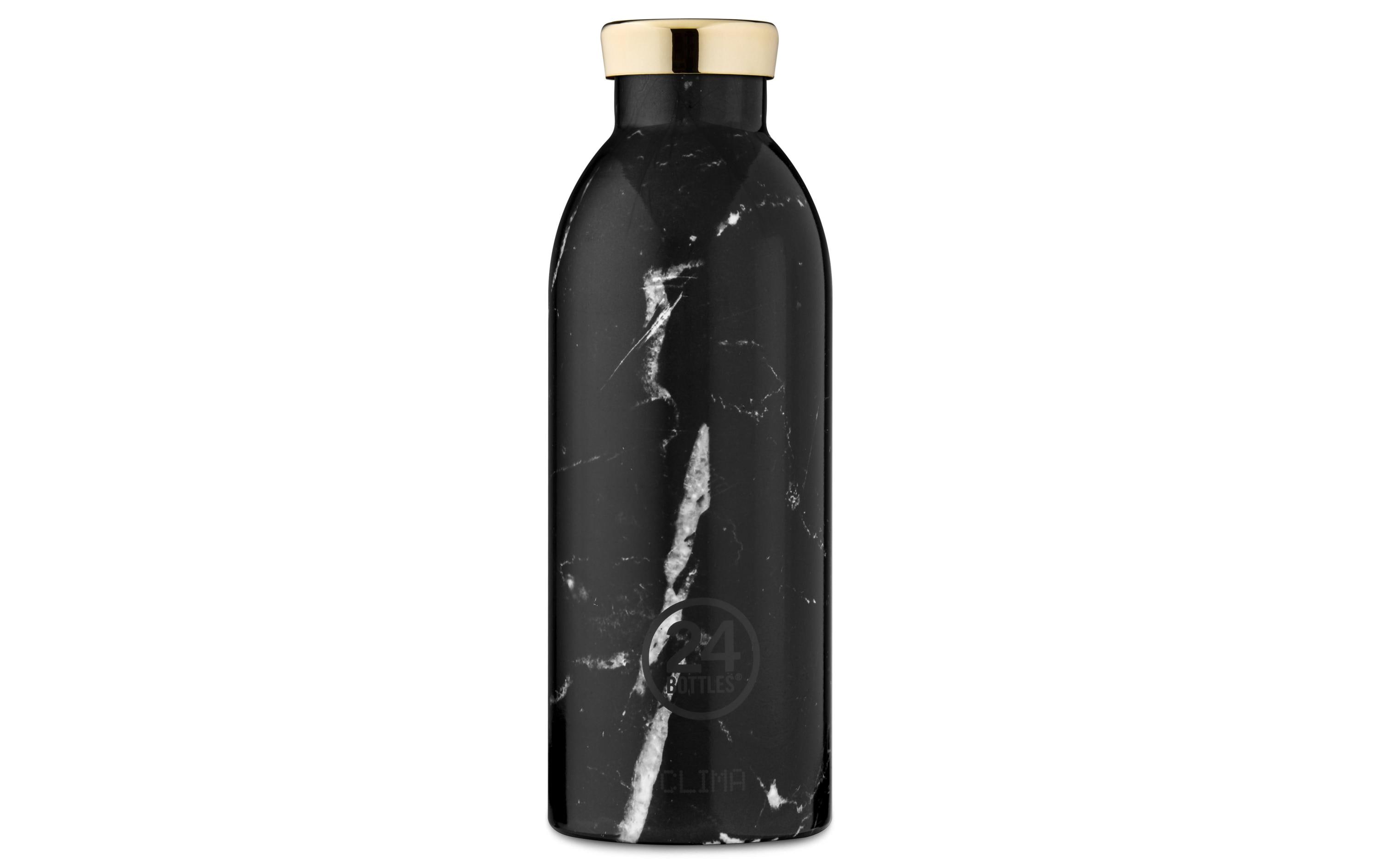 Thermosflasche Clima 500 ml, Black MarbleIsolierflasche mit doppelwandiger Edelstahlisolation