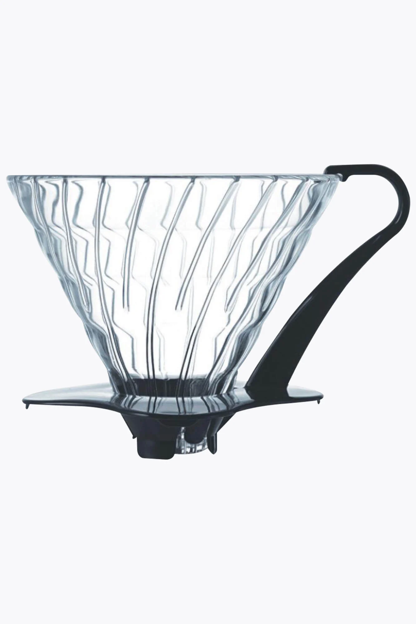 Hario V60 Glass Coffee Dripper 03 Kaffeefilter (Handfilter) schwarz