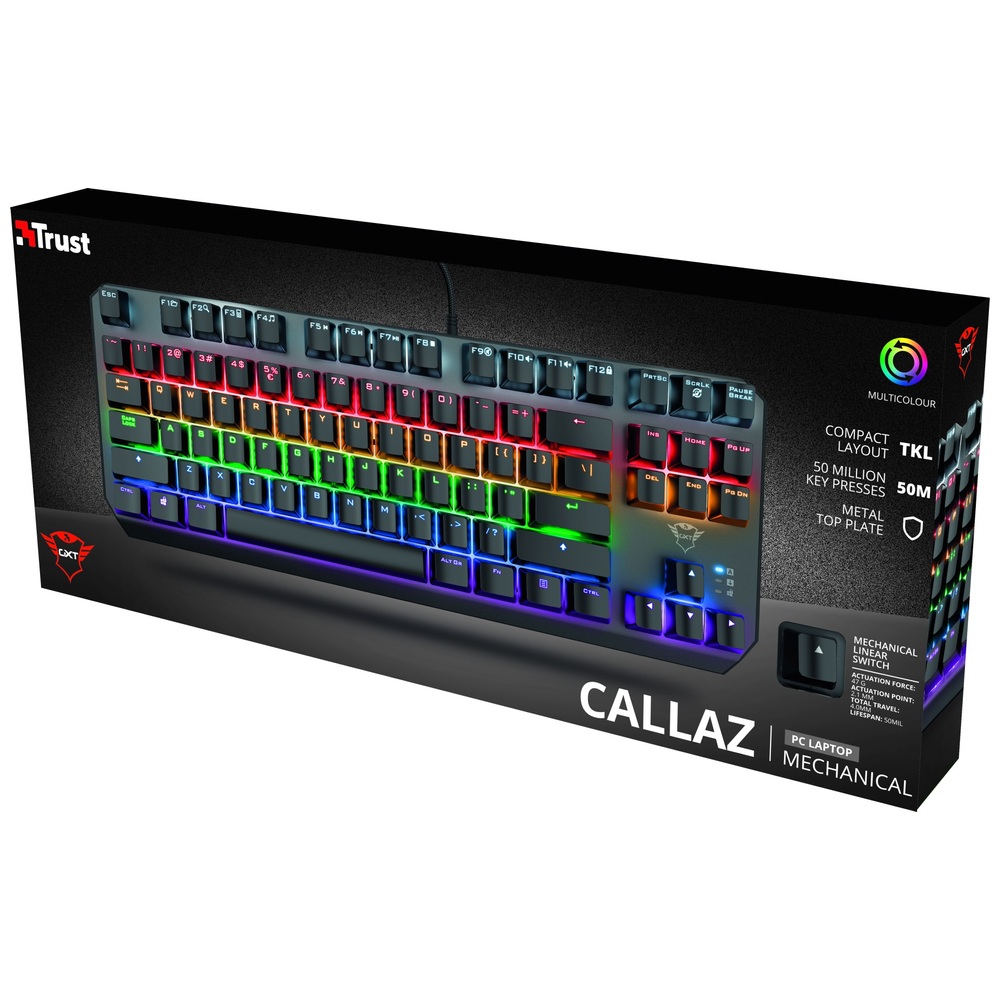 Trust GXT 834 Callaz TKL Mechanische Tastatur