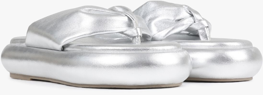 BRONX zilveren bronx slippers jac-ey 85022