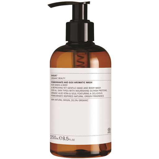 Evolve Aromatic Wash, Pomegranate and Goji, 250 ml