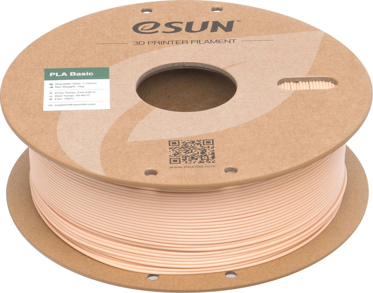 eSUN  PLA-Basic Beige, 1,75 mm / 1000 g    Allround PLA Material in Beige