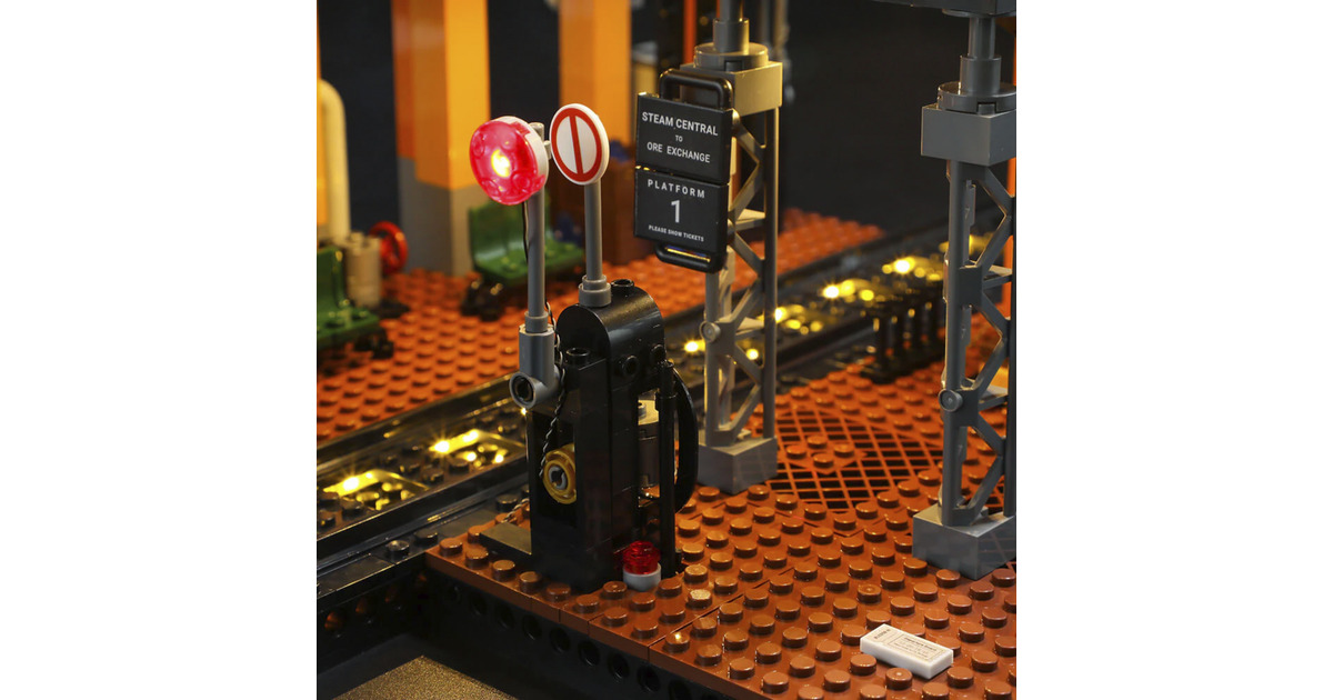 LumibricksSteampunk World - Steampunk Train Station Constructiespeelgoed  (F9007V2.0)