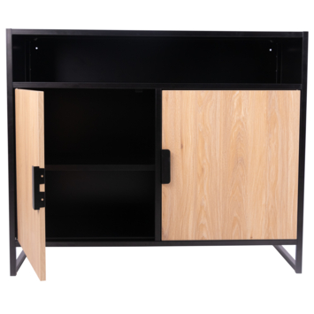 Kast Danny 2-deurs metaal/mdf