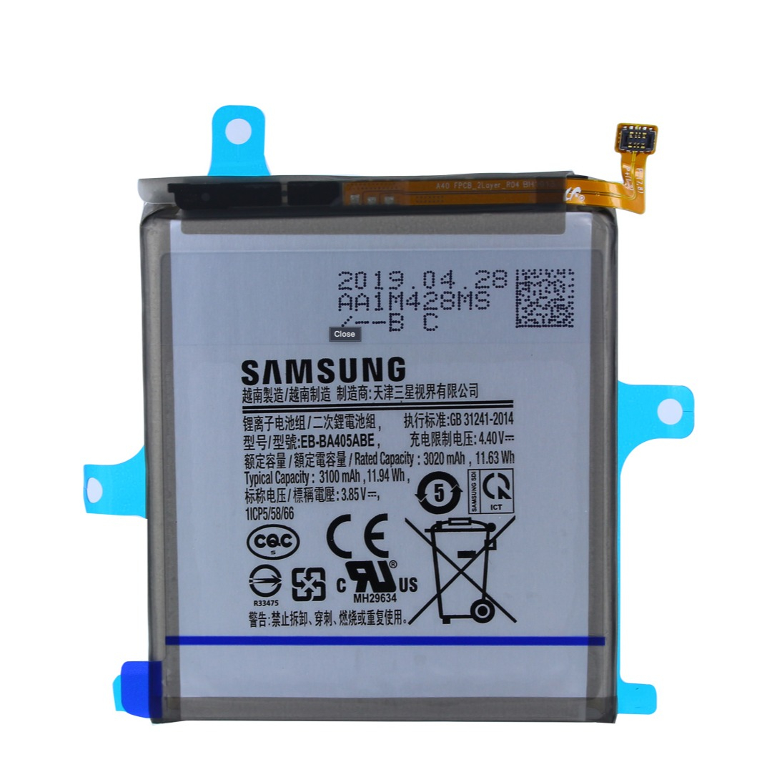 Galaxy A40 Akku - Batterie 4.40V 3020mAh EB-BA405ABE