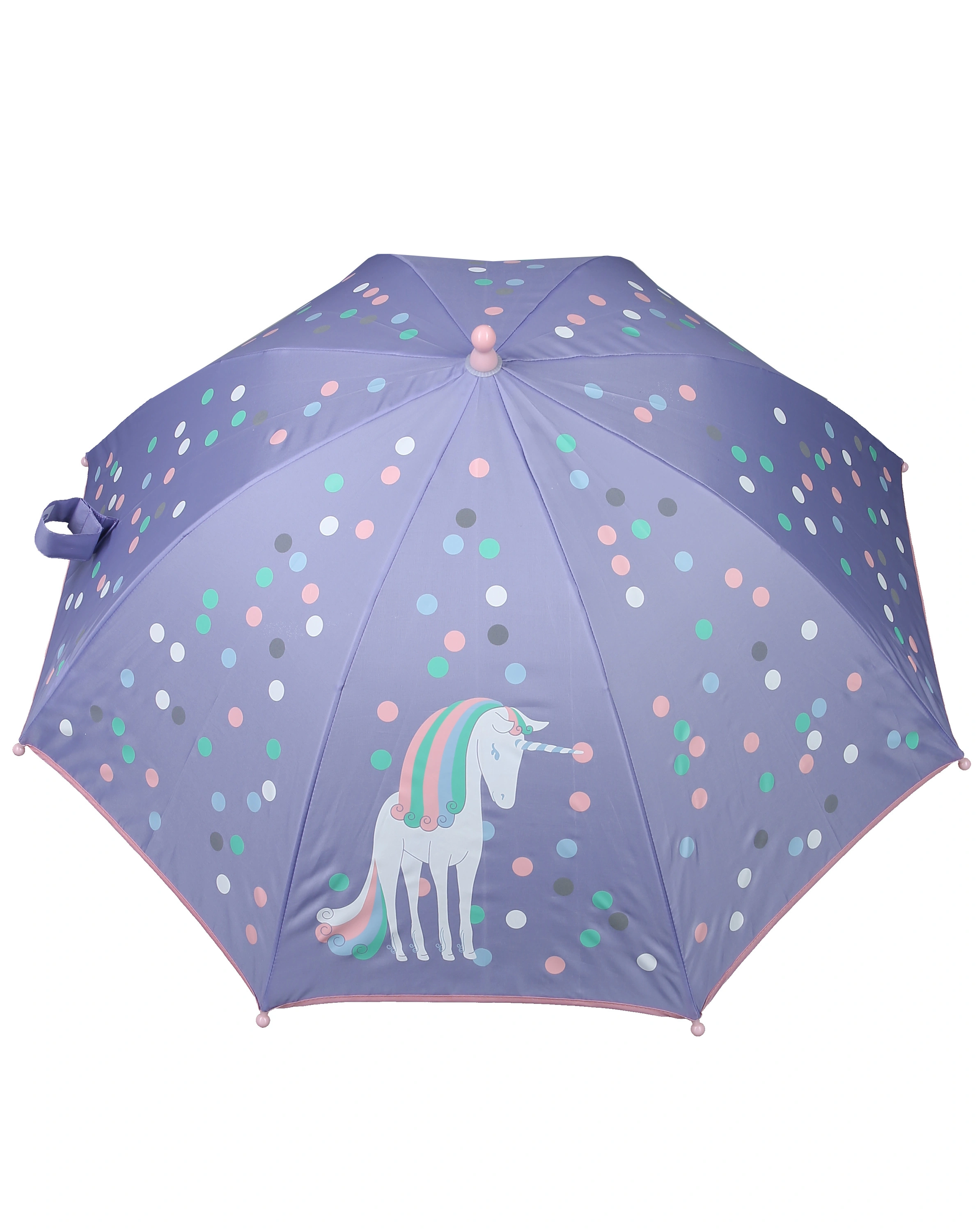 Regenschirm EINHORN reflektierend in lila