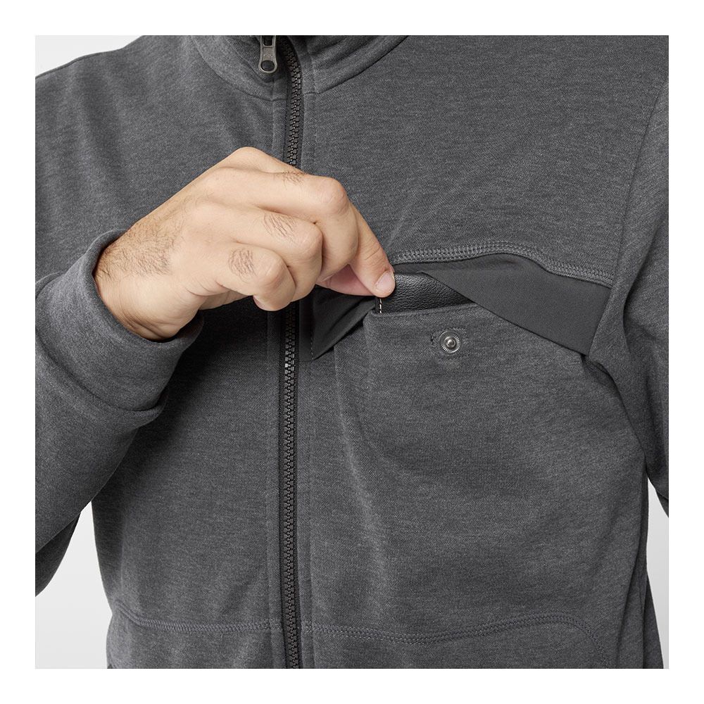Lafuma ECOLEAF F-ZIP - Polaire Homme anthracite grey