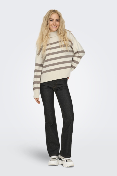 Only beige dames trui