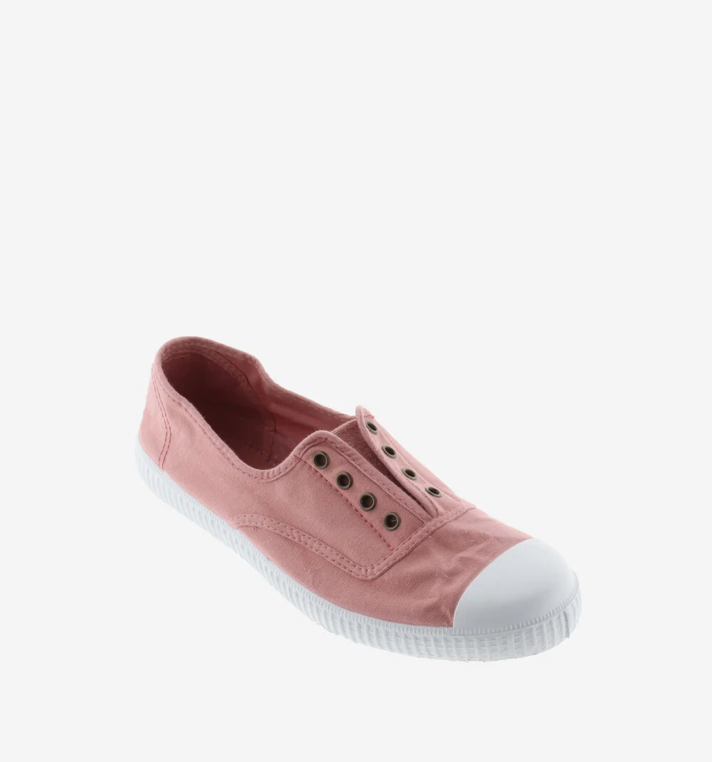 1915 INGLESA TENNIS TOILE DREC® ÉLASTIQUE Baskets en toile avec élastique pour femme NUDE