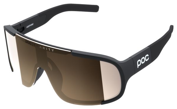 Lunettes Poc Aspire Noir - Verres Clarity Trail Partly Sunny Silver