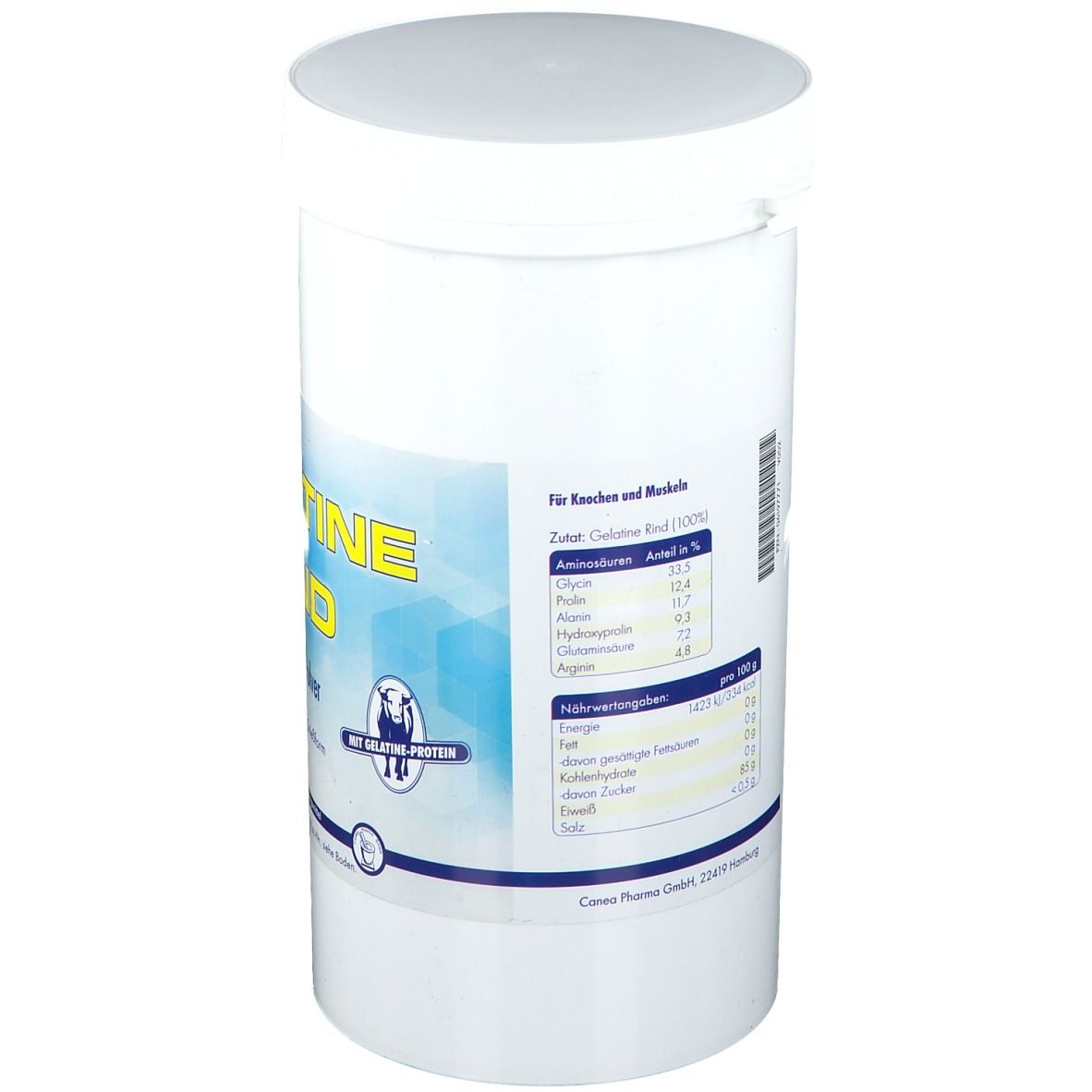Gelatine Rind Pulver
