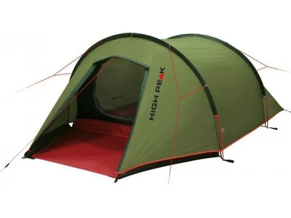 High Peak Kite 2 Extra Leichtgewicht, Kuppeltelt, 2 person(er), Myggenet, Ventilation, Vandtætte samlinger, Grøn, Rød