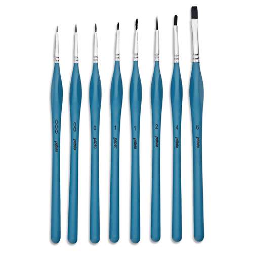 pébéo Aquarellpinsel 8er-Set, Präzision