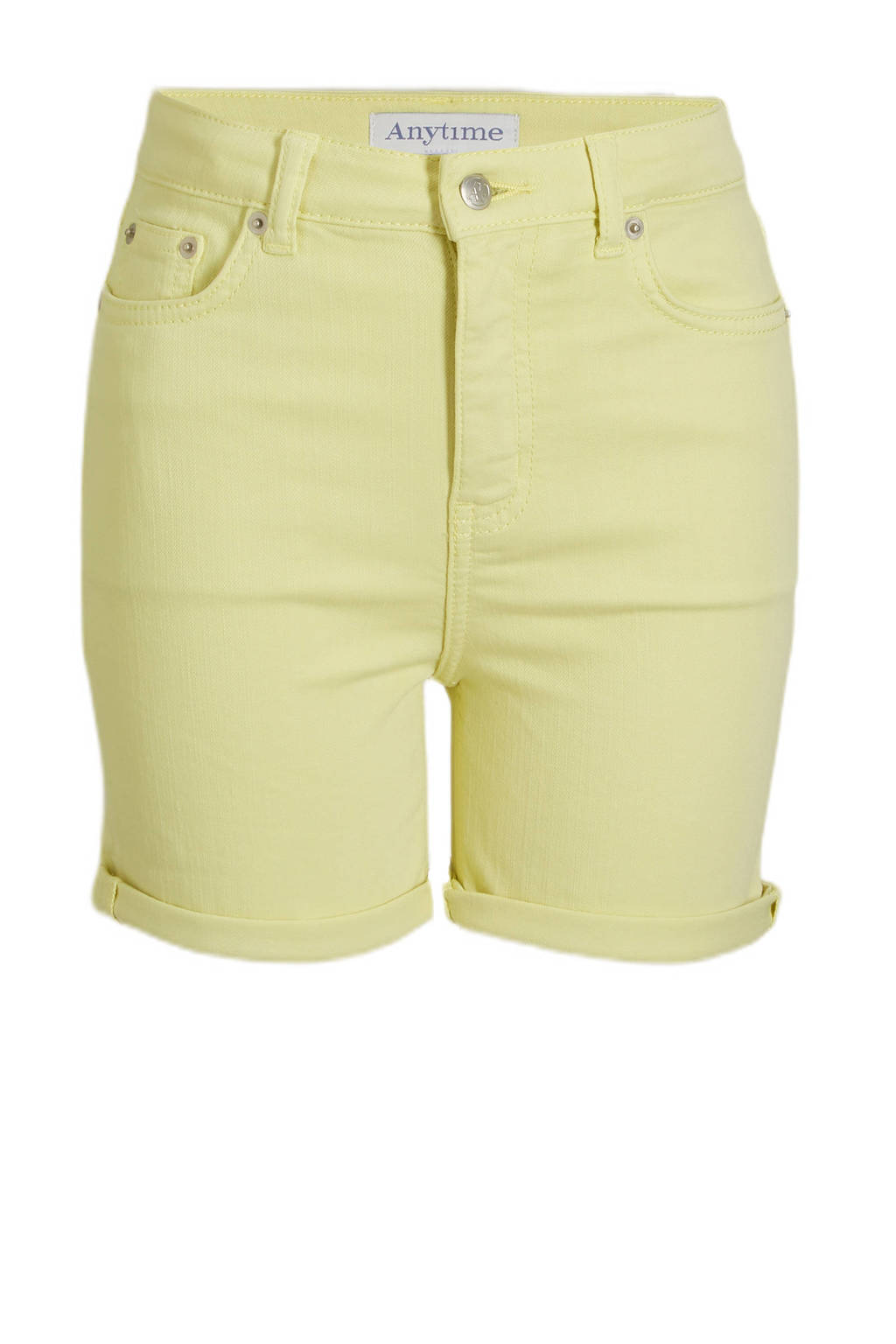anytime denim short lime