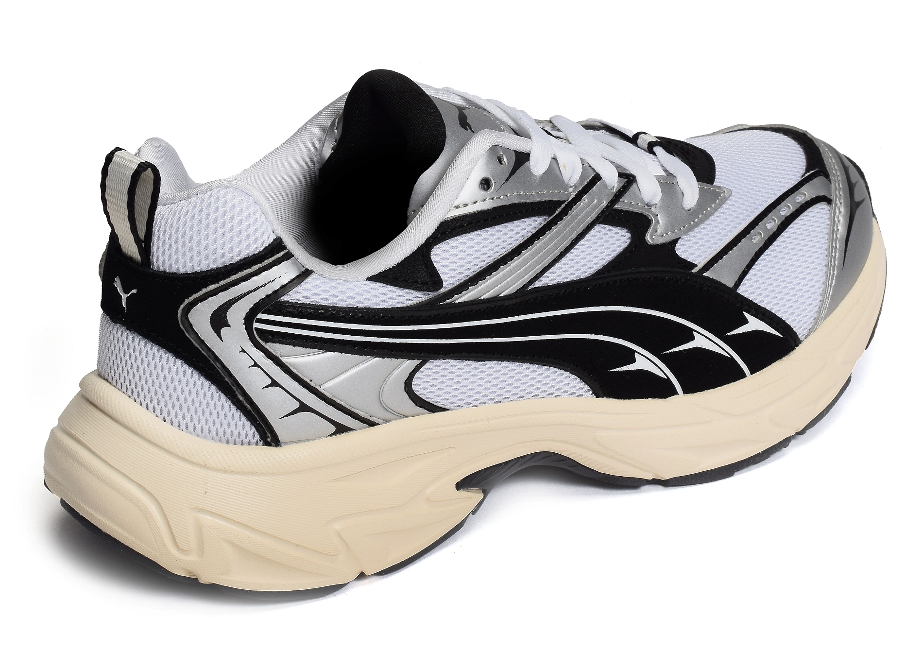 Morphic retro blanc noir