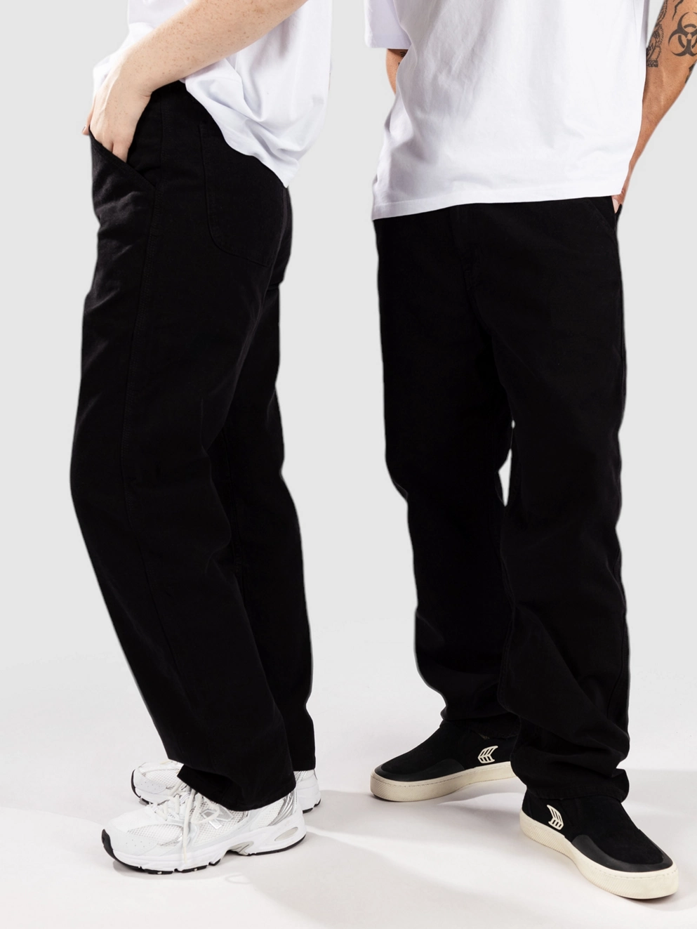 Beyond Medals Baekkel Canvas Pants black