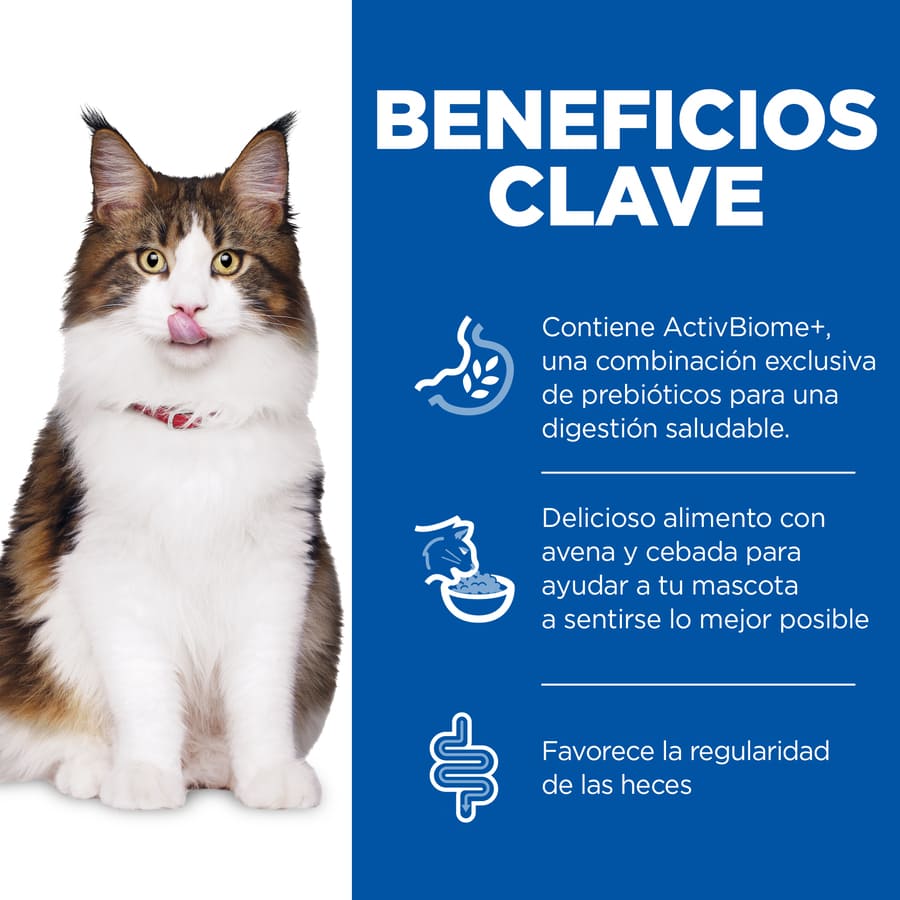 Ração para Gatos Adultos Hill's Science Plan Perfect Digestion com Sabor de Frango