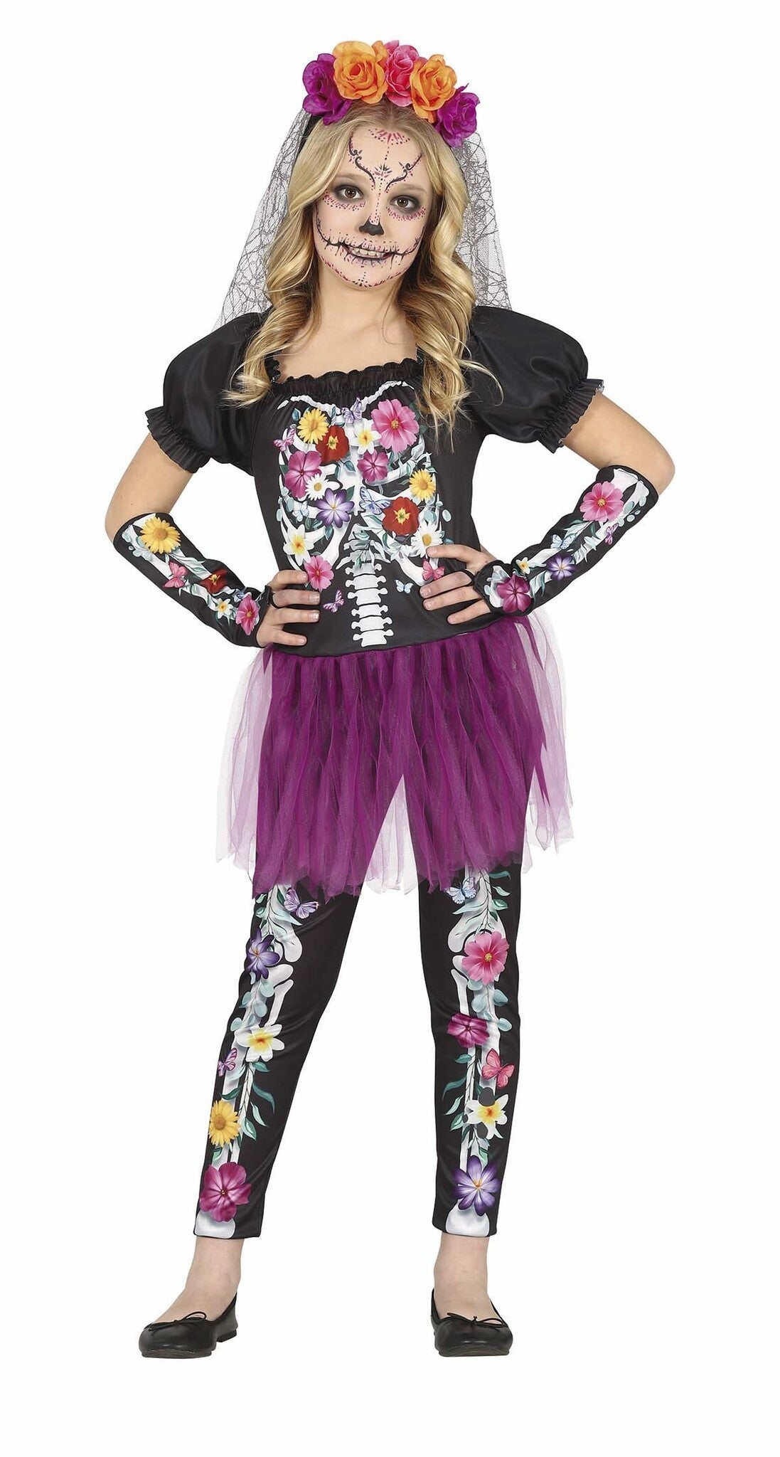 Dia De Los Muertos Kostuum Meisje